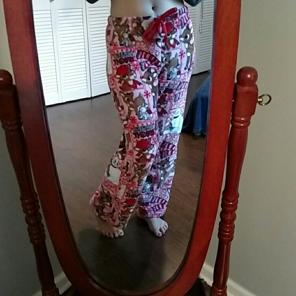Rudolf fleece pajama pants